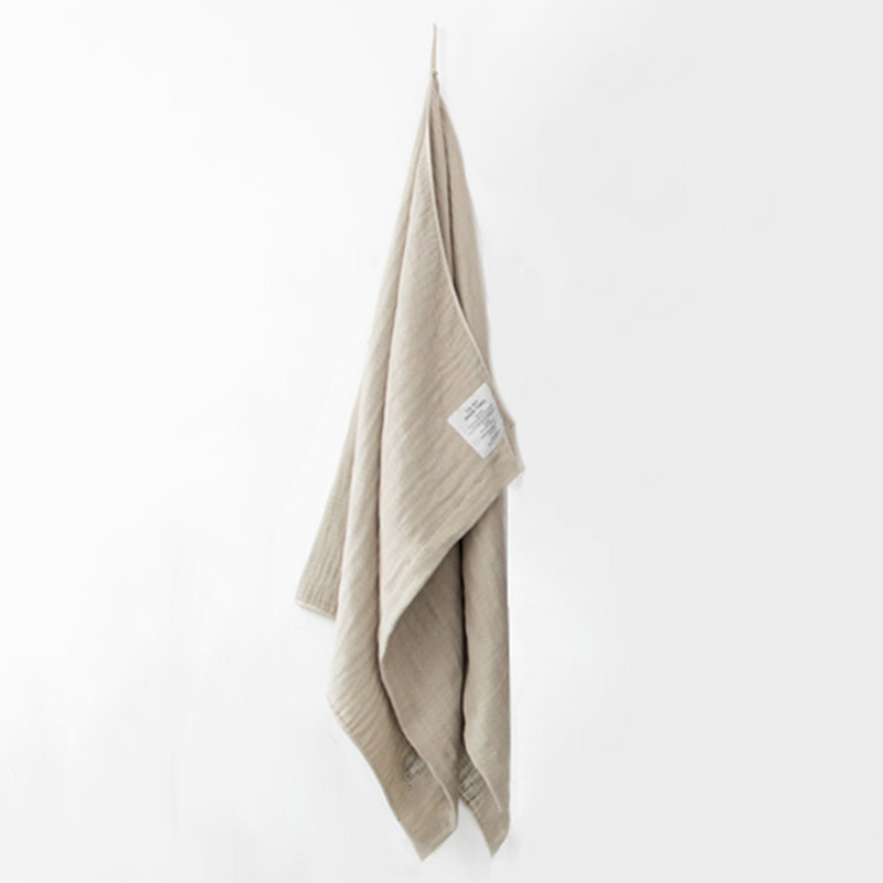 2.5-Ply Gauze Towel (L) Beige